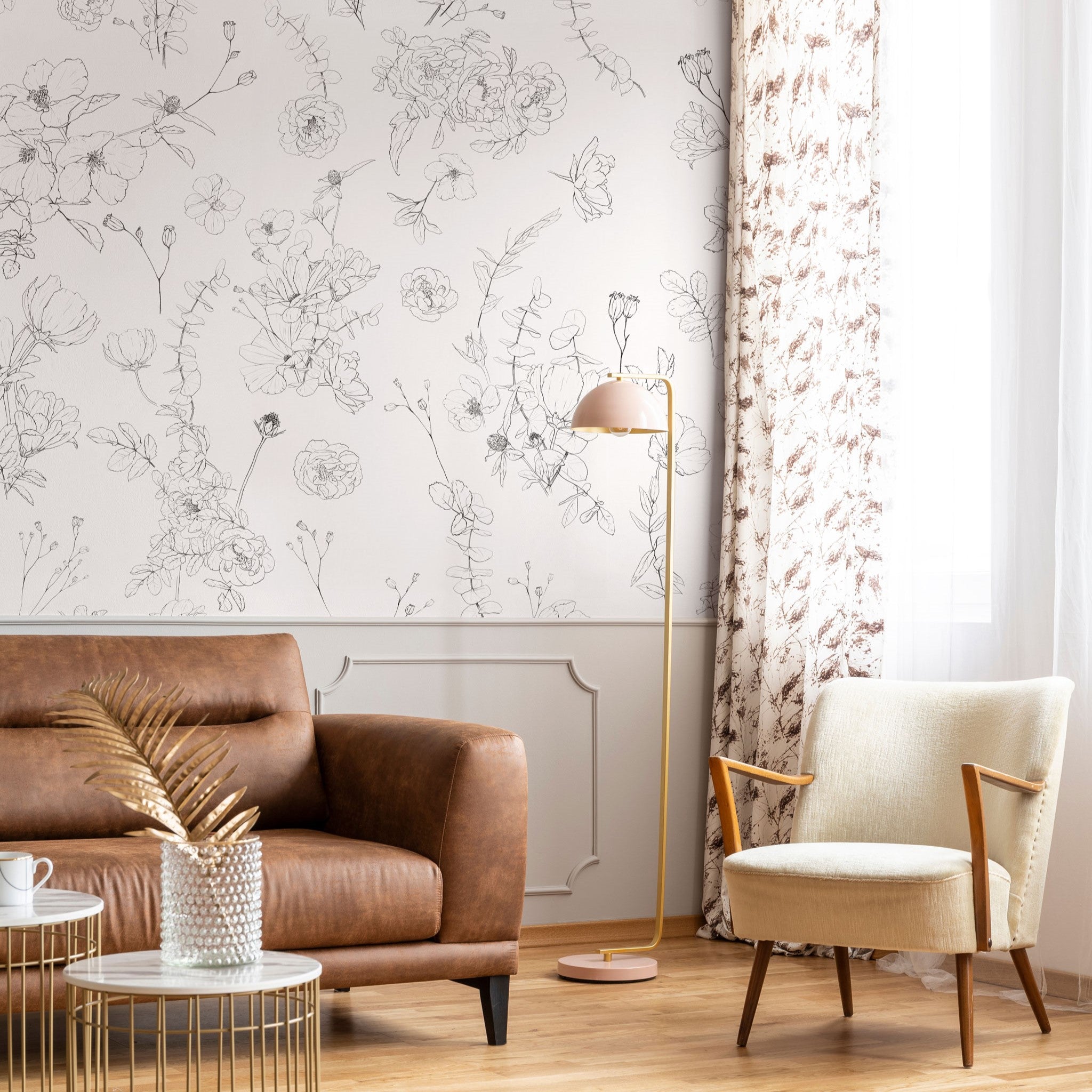 Contemporary wallpaper pattern